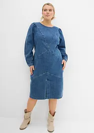 Robe midi en jean, bonprix