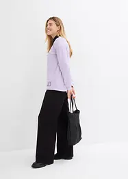 Sweatshirt aus Baumwoll-Mix mit Vokuhila Saum, bonprix