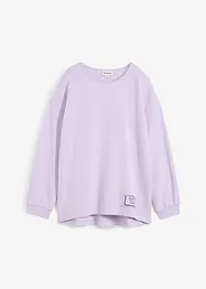 Sweatshirt aus Baumwoll-Mix mit Vokuhila Saum, bonprix
