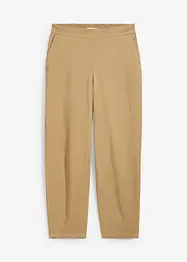 Pantalon à enfiler en coton élastiqué, bonprix