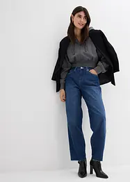 Jean baggy taille mi-haute, toile ultra-douce, bonprix