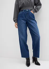 Jean baggy taille mi-haute, toile ultra-douce, bonprix