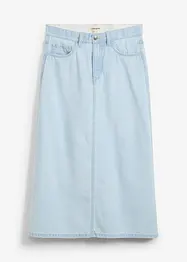 Jupe midi en jean, taille mi-haute, bonprix