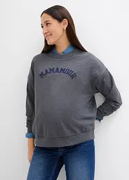 Sweat-shirt de grossesse et d'allaitement avec fermetures zippées, bonprix