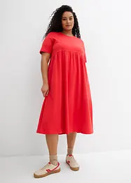 Ausgestelltes Jerseykleid aus schwerer Baumwolle, bonprix