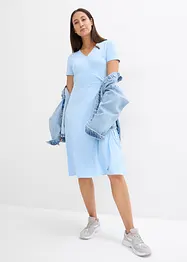 Jerseykleid mit Wickeldetail, bonprix