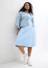 Jerseykleid mit Wickeldetail, bonprix
