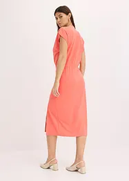 Robe asymétrique en jersey avec fronces, bonprix