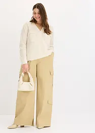 Pantalon cargo 100% coton, bonprix