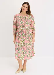 Robe midi en matière douce, bonprix