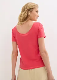 T-Shirt mit tiefem Rückenausschnitt, bonprix