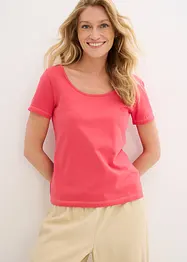 T-Shirt mit tiefem Rückenausschnitt, bonprix