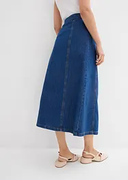 Jupe en jean, style portefeuille, super douce, bonprix