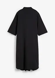 Shirtkleid aus elastischem Bio-Baumwoll-Mix, bonprix