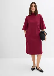 Shirtkleid aus elastischem Bio-Baumwoll-Mix, bonprix