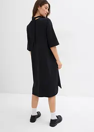 Shirtkleid aus elastischem Bio-Baumwoll-Mix, bonprix