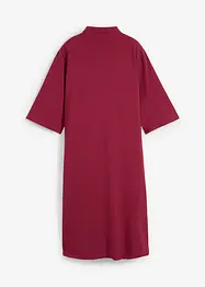 Shirtkleid aus elastischem Bio-Baumwoll-Mix, bonprix
