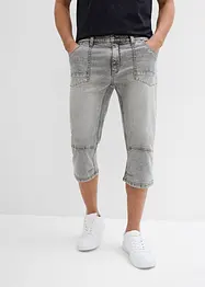 Regular Fit 3/4-Stretch-Jeans, Straight, bonprix