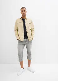 Regular Fit 3/4-Stretch-Jeans, Straight, bonprix