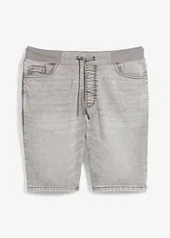 Schlupf Stretch-Jeans-Bermuda, Regular Fit, bonprix