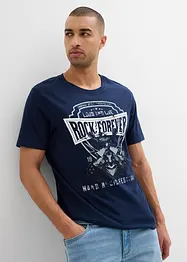 T-Shirt mit kernigem Druck, bonprix