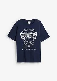 T-Shirt mit kernigem Druck, bonprix