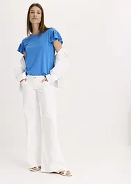 T-shirt à  manches volantées, bonprix