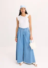 T-shirt en coton extensible avec détail twisté, bonprix