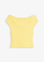 Off-Shoulder-Shirt aus reiner Bio-Baumwolle, bonprix