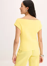 Off-Shoulder-Shirt aus reiner Bio-Baumwolle, bonprix