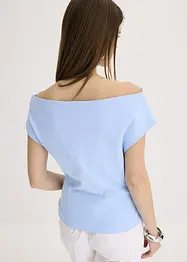 Off-Shoulder-Shirt aus reiner Bio-Baumwolle, bonprix