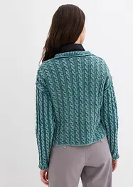 Oversize-Pullover aus reiner Baumwolle, bonprix