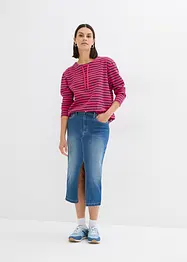 Sweatshirt aus Strukturmaterial, bonprix