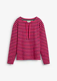 Sweatshirt aus Strukturmaterial, bonprix
