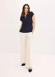 Poloshirt mit Spitze, bonprix