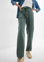 Schlupfhose aus luftigem Leinen-Viskose-Mix, bonprix