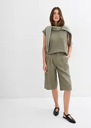 Top à épaulettes en viscose mélangée, bonprix