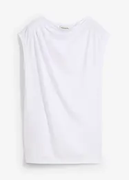T-shirt col bénitier contenant de la viscose, bonprix