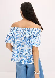 Blouse encolure Bardot, bonprix