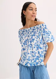Blouse encolure Bardot, bonprix