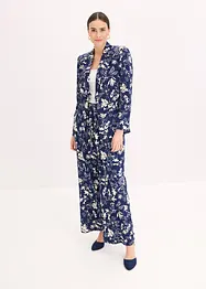 Pantalon large à pinces et imprimé, bonprix