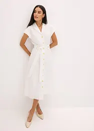 Hemdblusenkleid aus Lochspitze, bonprix