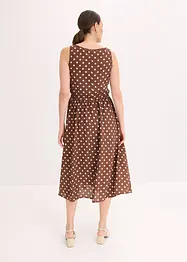 Robe midi avec lien à nouer, bonprix