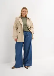 Jean Wide Leg, taille normale et élastiquée, bonprix