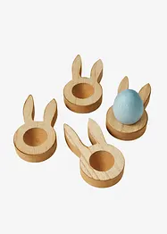 Lot de 4 coquetiers en forme de lapin, bpc living bonprix collection