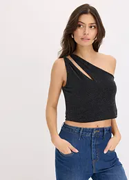 Top one-shoulder noué sur l'épaule, bonprix