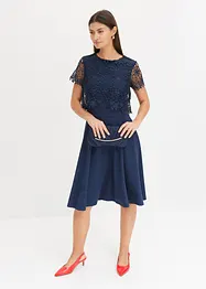 Robe midi à dentelle, bonprix