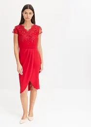 Robe courte à dentelle, bonprix