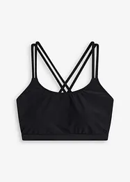 Bustier-Bikinioberteil mit gekreuzten Trägern, bonprix