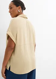 Chemisier oversize en crêpe texturé, bonprix